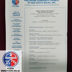 Oathtaking of PCCNSW Board