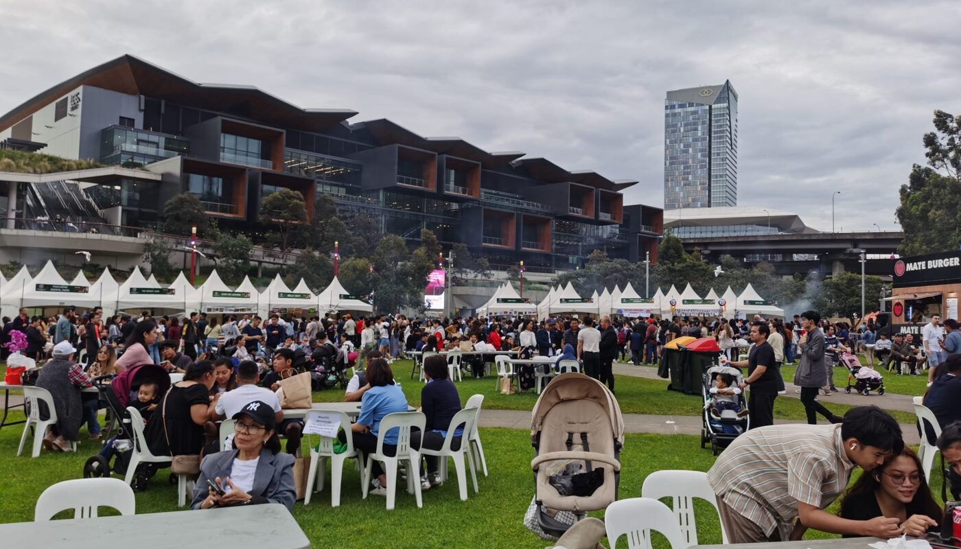 christmas festival stalls