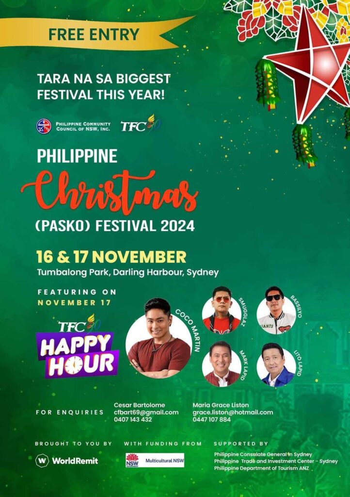 Philippine Christmas Festival 2024 Sydney