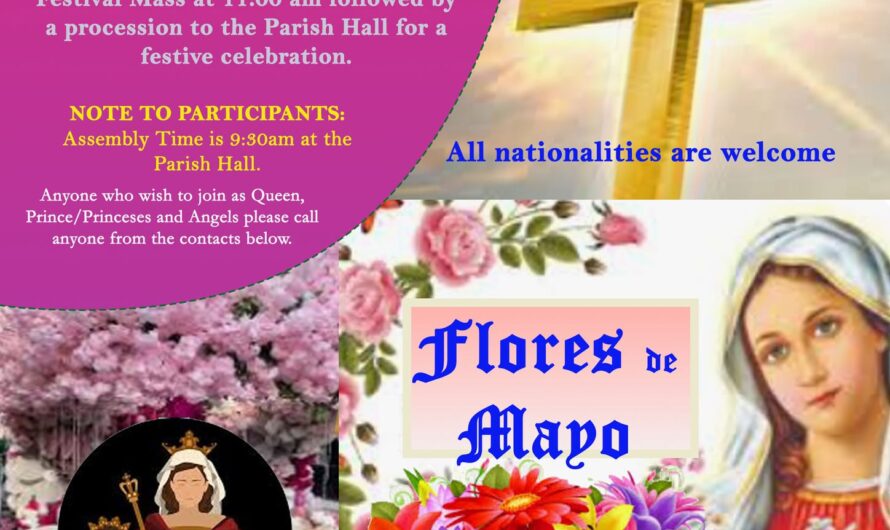 Come, join and celebrate Santacruzan and Flores de Mayo on 18 May 2025 at Liverpool, NSW, Australia