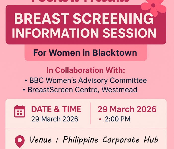 PCCNSW - Breast Screening Info Session