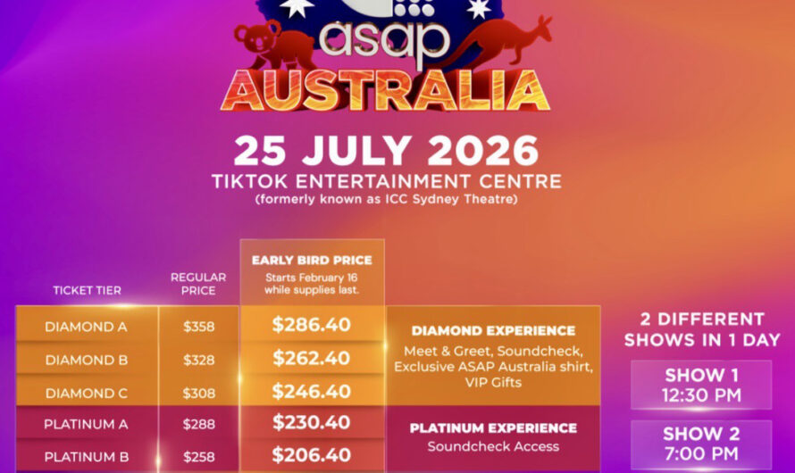 ASAP: The Biggest Filipino Variety Show of ABS-CBN Heads to Sydney for a Spectacular Day of Entertainment