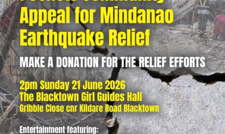 PCCNSW Community Appeal for Mindanao Earthquake Relief